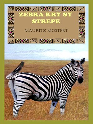 cover image of Zebra Kry Sy Strepe